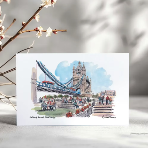 Relaxing Beneath Tower Bridge