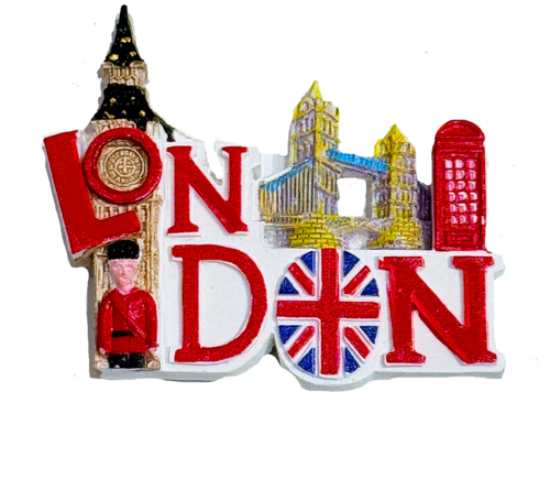 Iconic London Views Ceramic Fridge Magnet